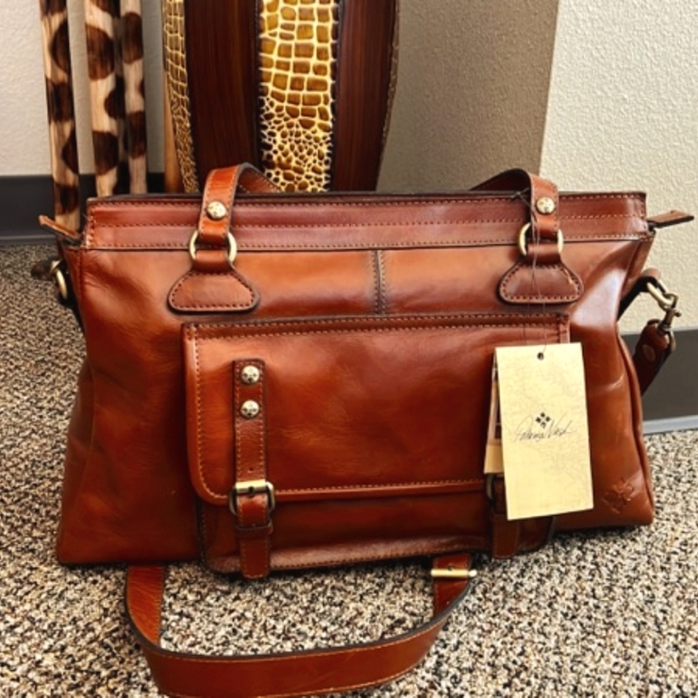 Patricia Nash Italian Leather Tote-style Shoulder Bag